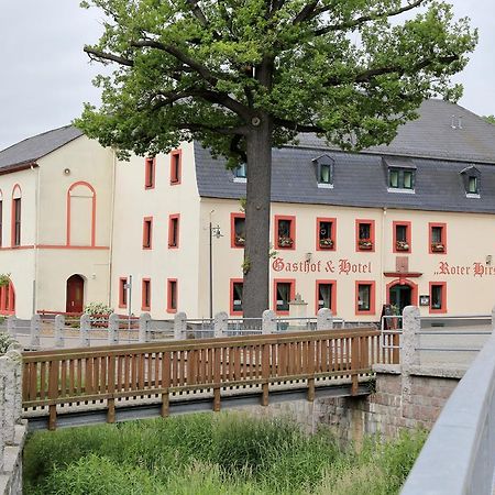 Claußnitz Gasthof Und Hotel Roter Hirsch מראה חיצוני תמונה